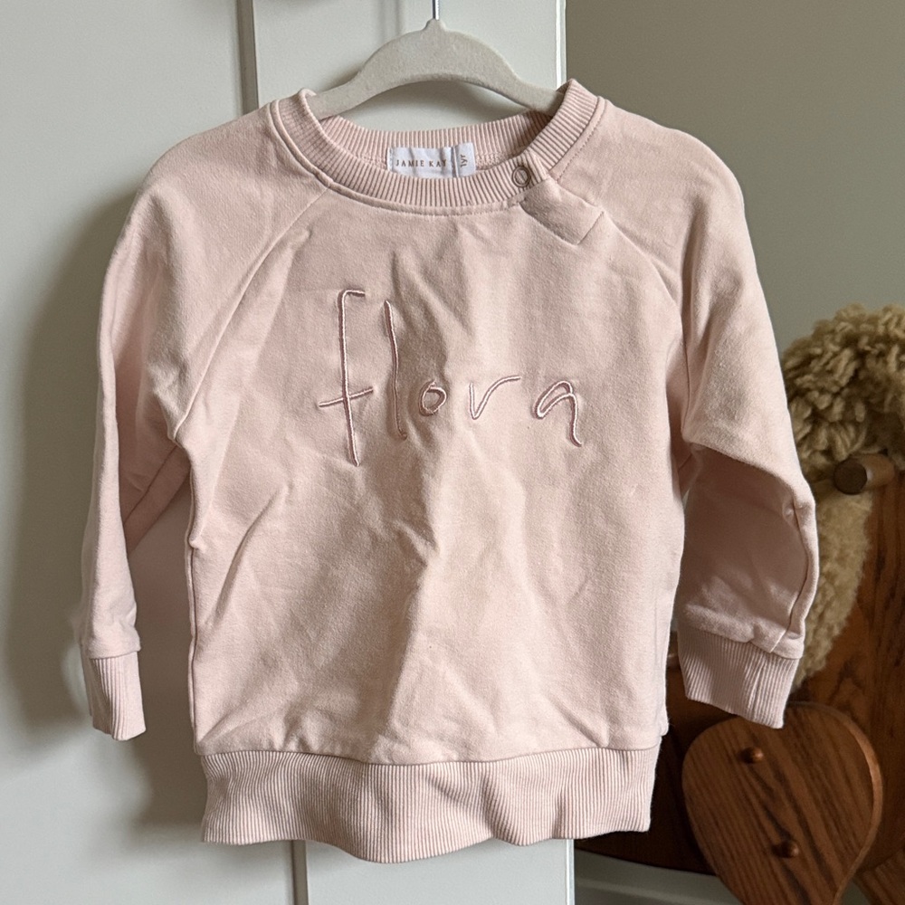 Jamie Kay Flora Blush Sweatshirt